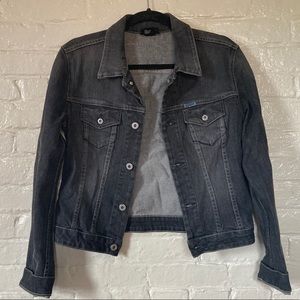 Diesel Gray Denim Jacket Large- Like New!